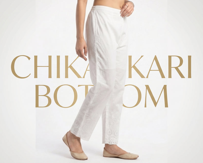 Chikankari bottom